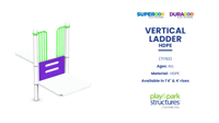view HDPE Vertical Ladder slide