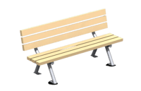 View 2-Leg Portable Bench 6' Douglas Fir slide