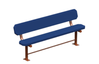 View 6' Bench Surface Mount slide
