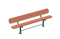 View 8' Bench Surface Mount slide