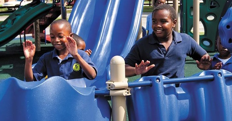 Rock-n-Ring Playground Panel - Musical Playground Element